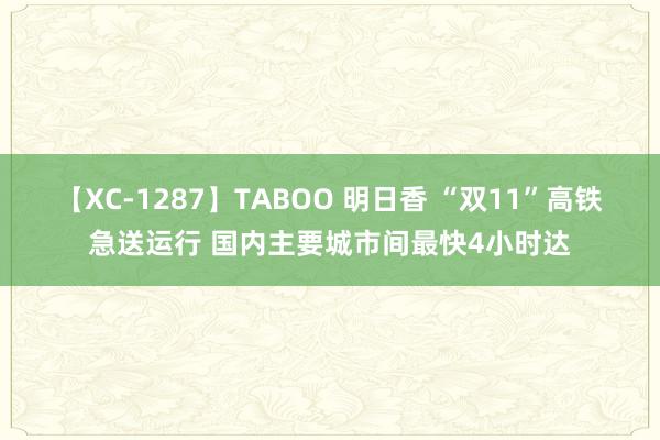 【XC-1287】TABOO 明日香 “双11”高铁急送运行 国内主要城市间最快4小时达