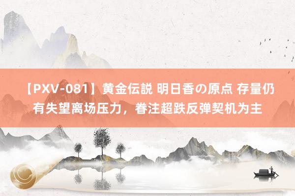 【PXV-081】黄金伝説 明日香の原点 存量仍有失望离场压力，眷注超跌反弹契机为主