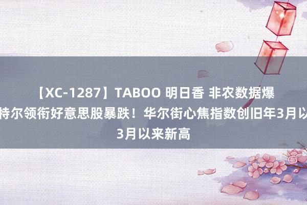 【XC-1287】TABOO 明日香 非农数据爆冷，英特尔领衔好意思股暴跌！华尔街心焦指数创旧年3月以来新高