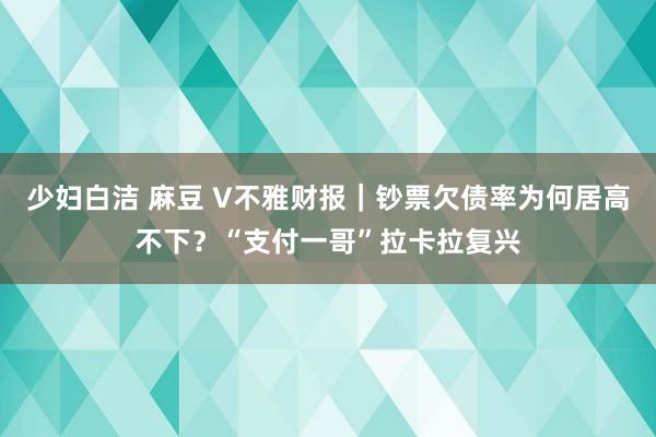 少妇白洁 麻豆 V不雅财报｜钞票欠债率为何居高不下？“支付一哥”拉卡拉复兴