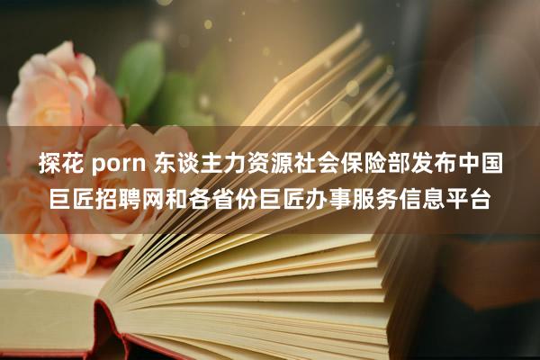 探花 porn 东谈主力资源社会保险部发布中国巨匠招聘网和各省份巨匠办事服务信息平台